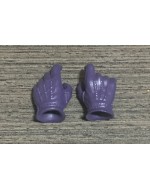 Custom 1/6 Scale Purple Gloved Hands Compatible with Hot Toys Male Figure Body